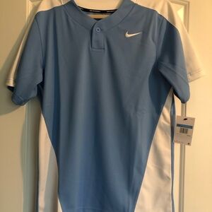 Nike Blue and White Performance Jersey